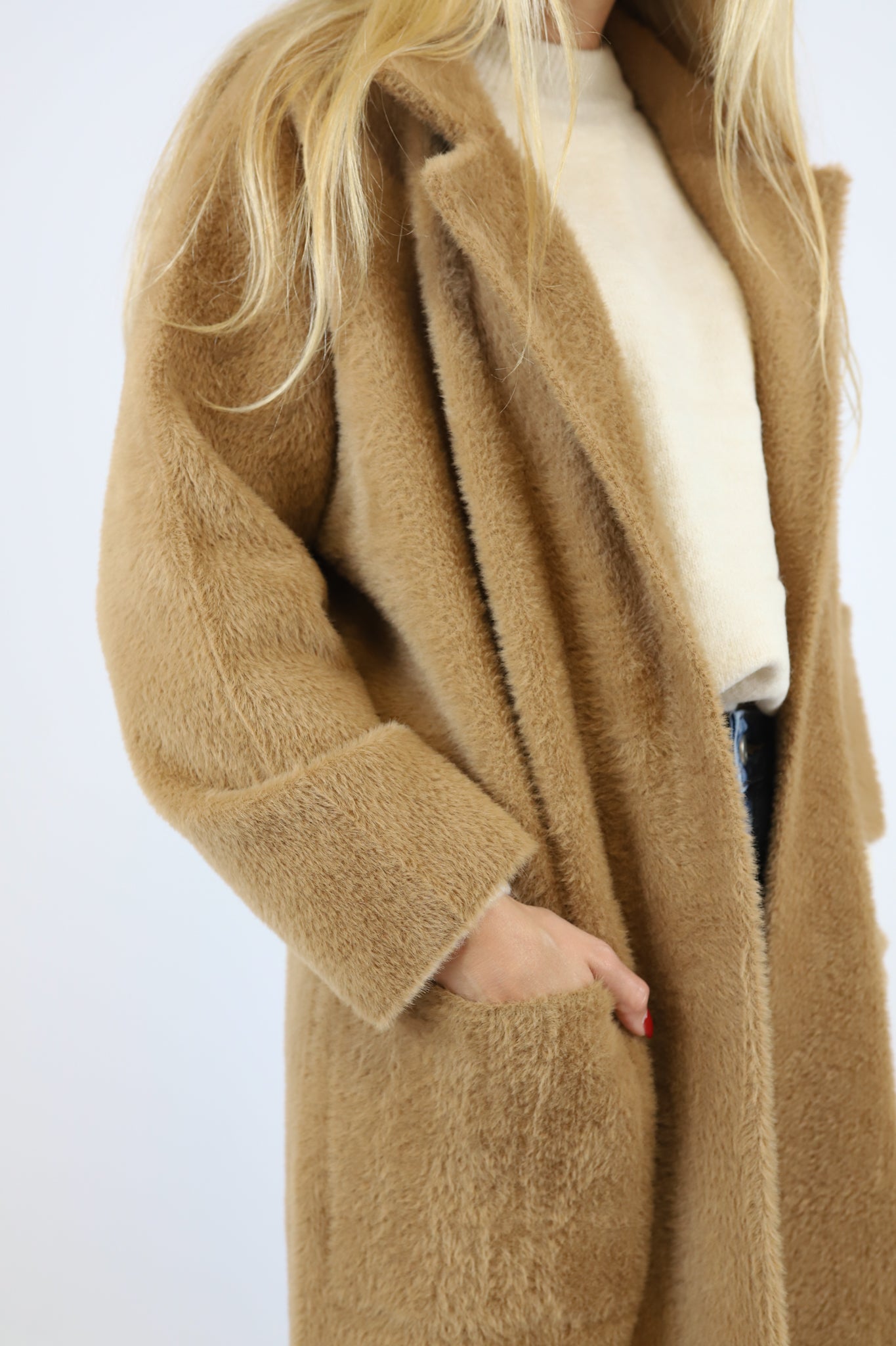TEDDY COAT HAZELNUT