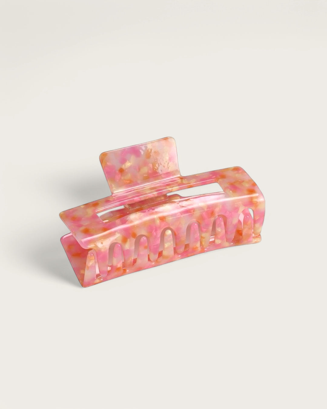 HAARKLAMMER XL PEACH SORBET LANG