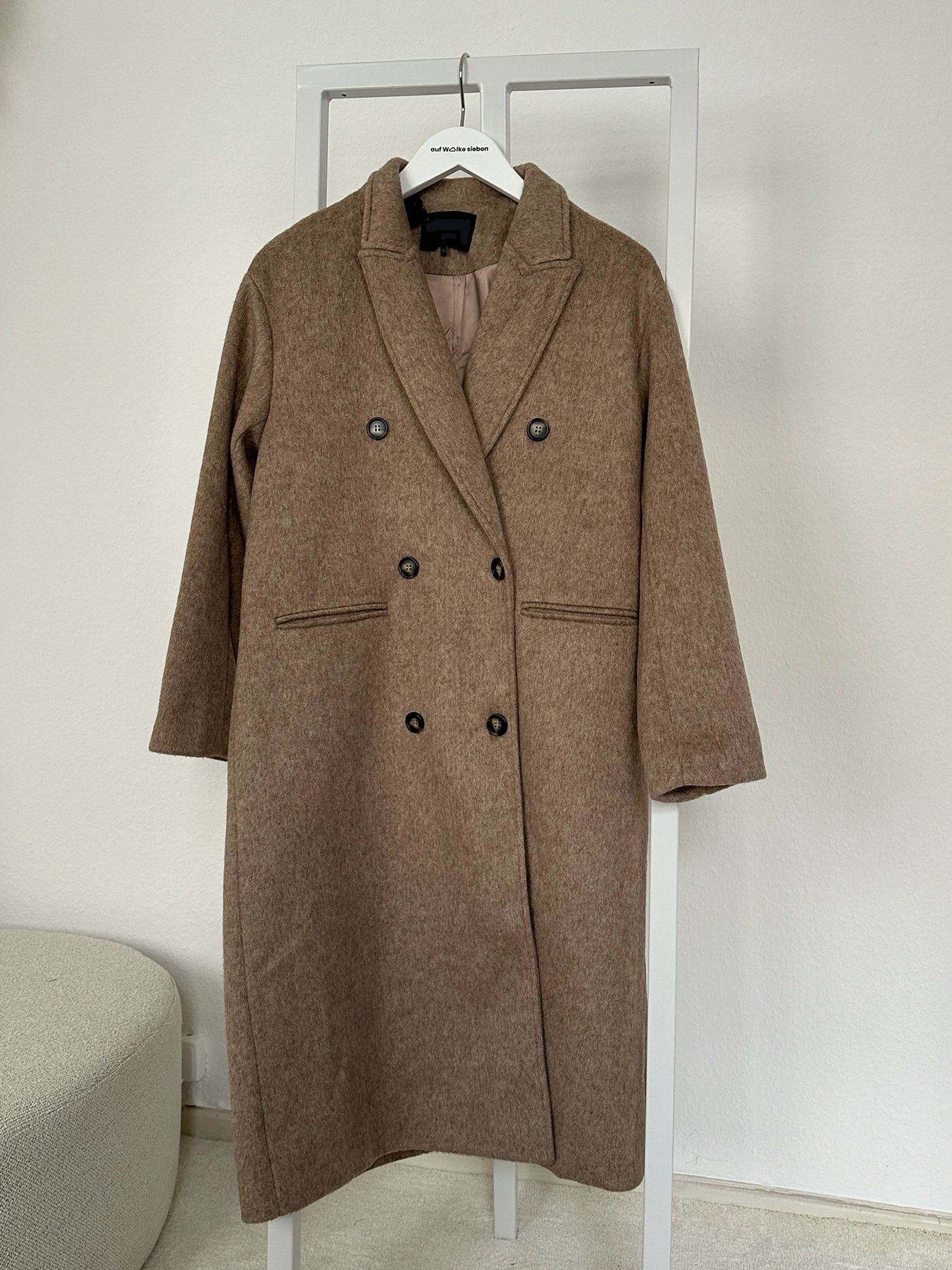 WOOL COAT TAUPE