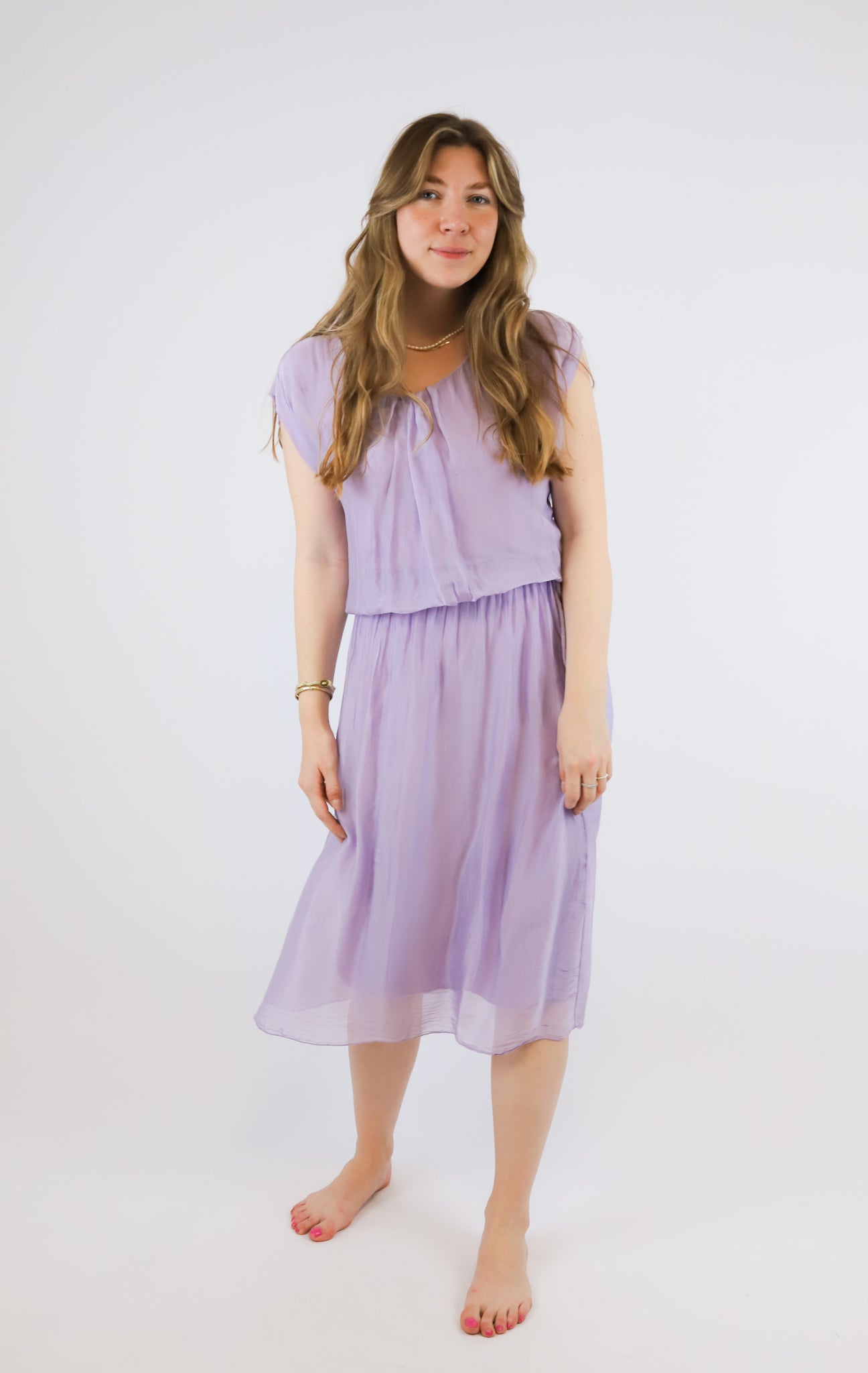 SILK DRESS FLIEDER