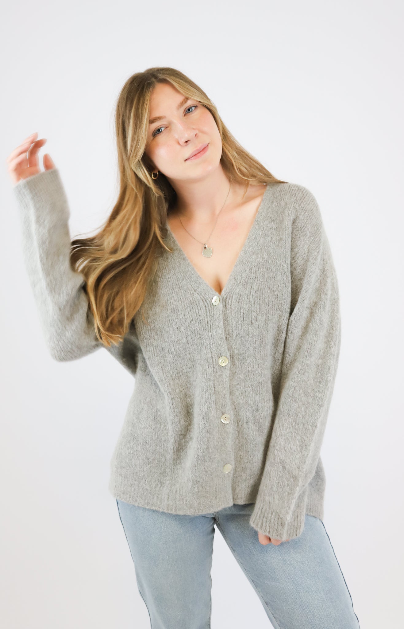 LIGHTGREY CARDI