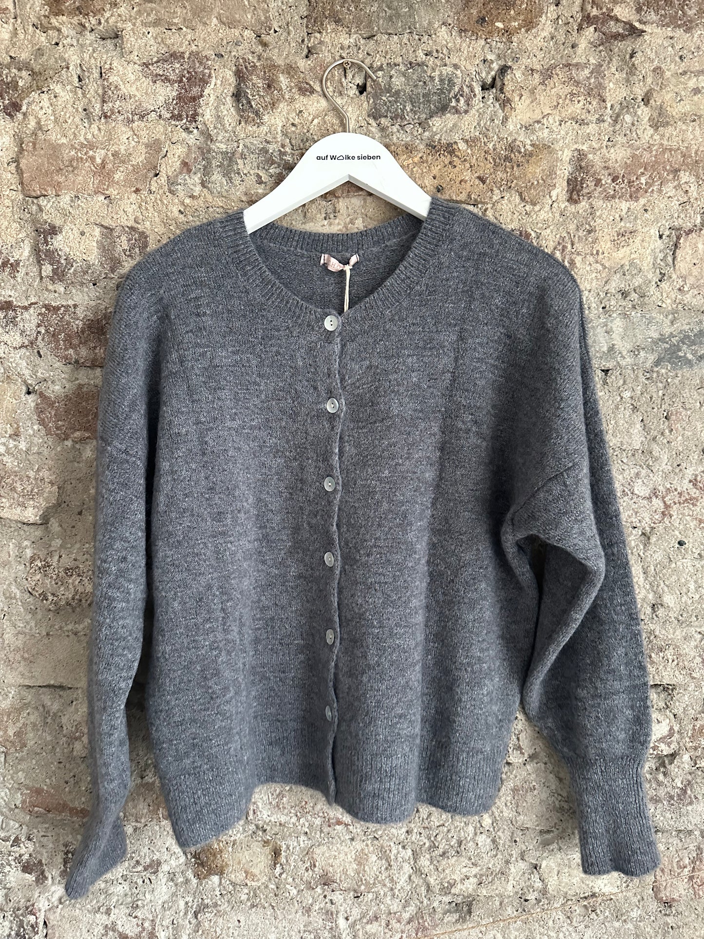 SOFT CARDI DARKGREY