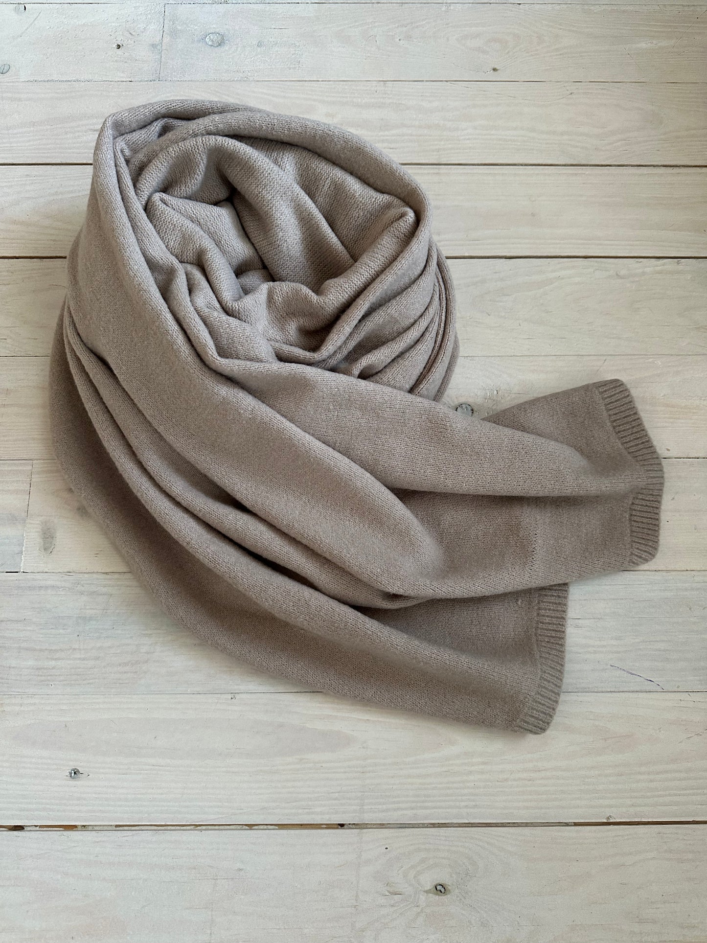 SCARF ONE COLOR BEIGE