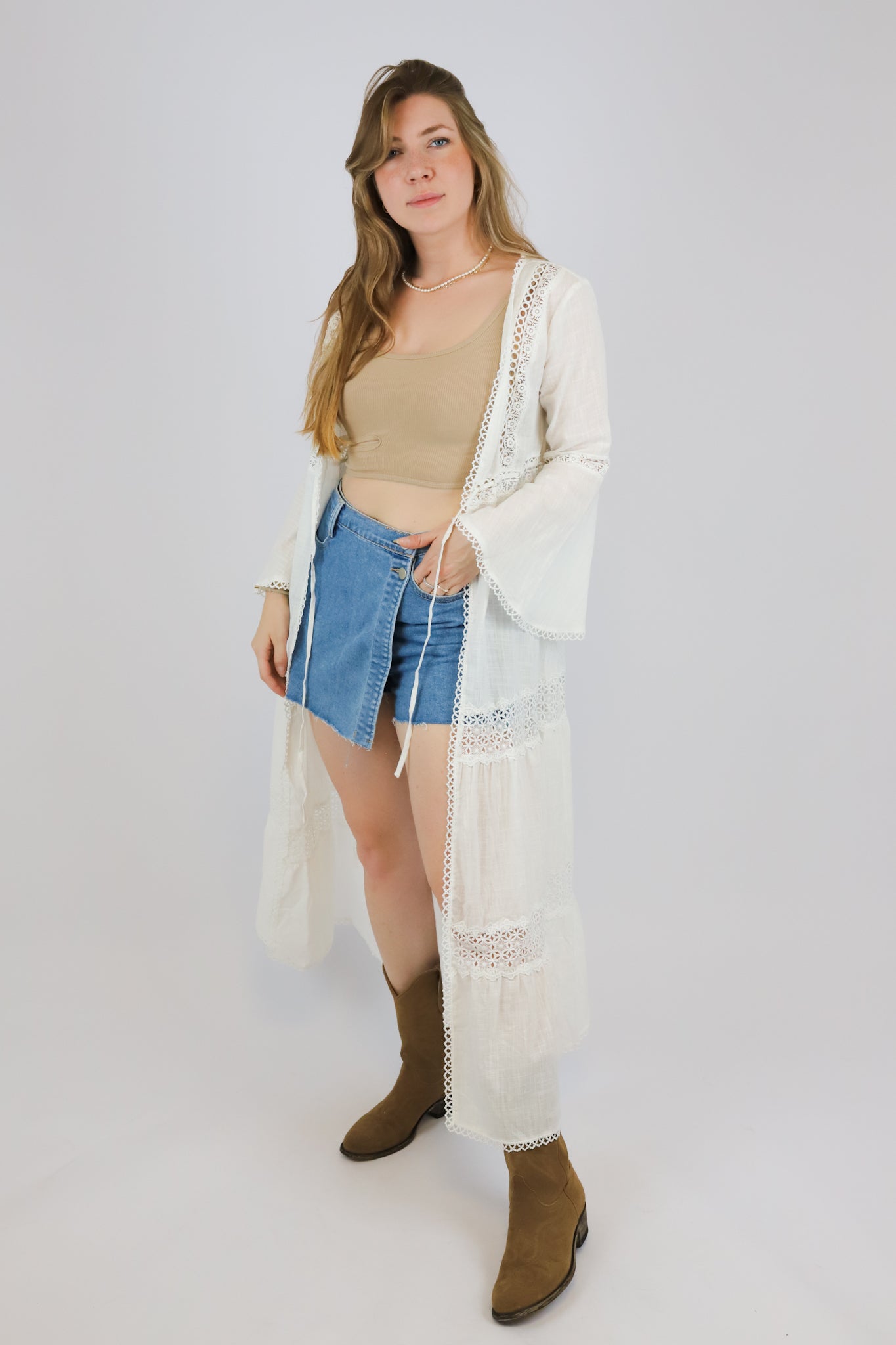 SUMMER KIMONO WHITE