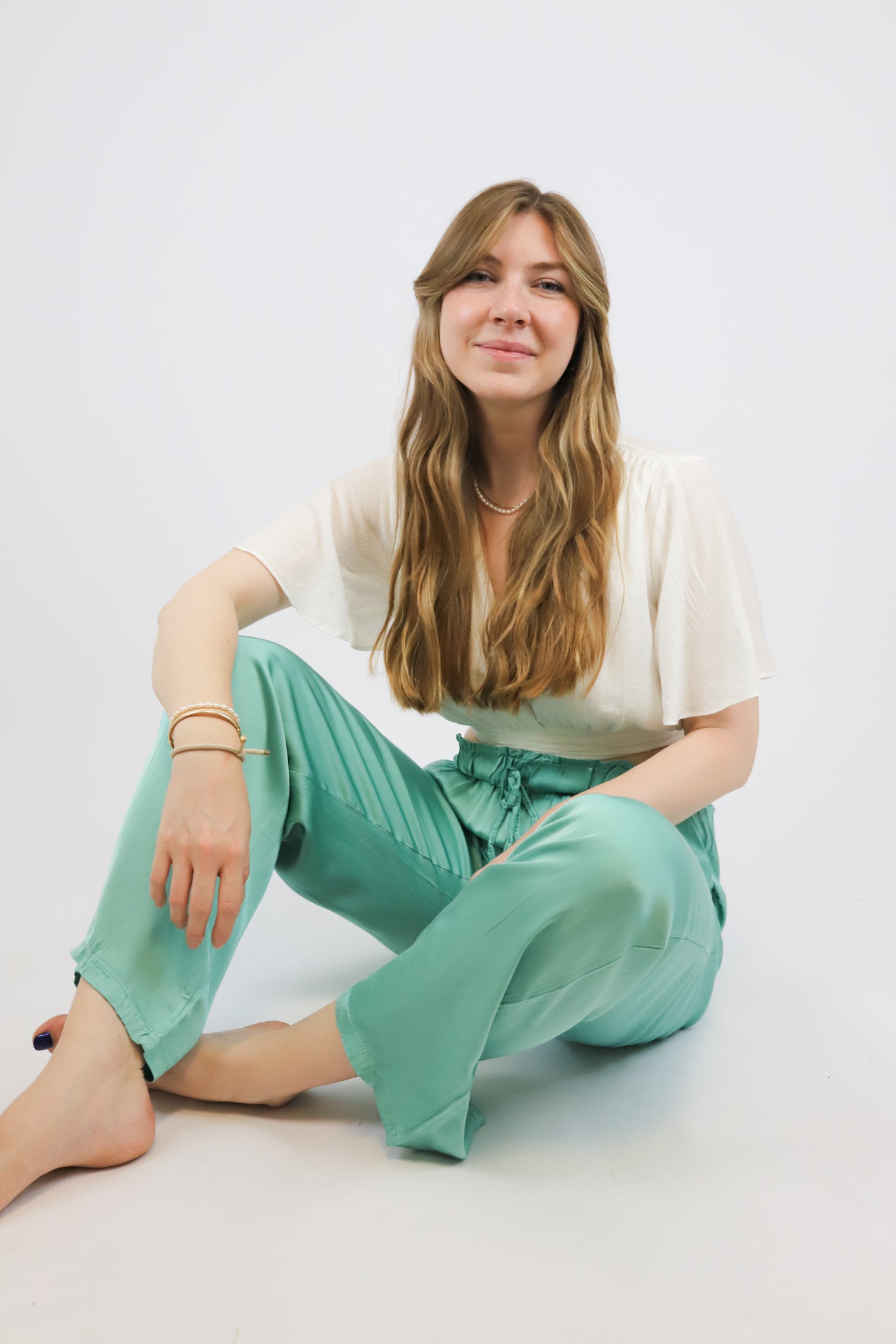 FILO TROUSERS TURQUOISE