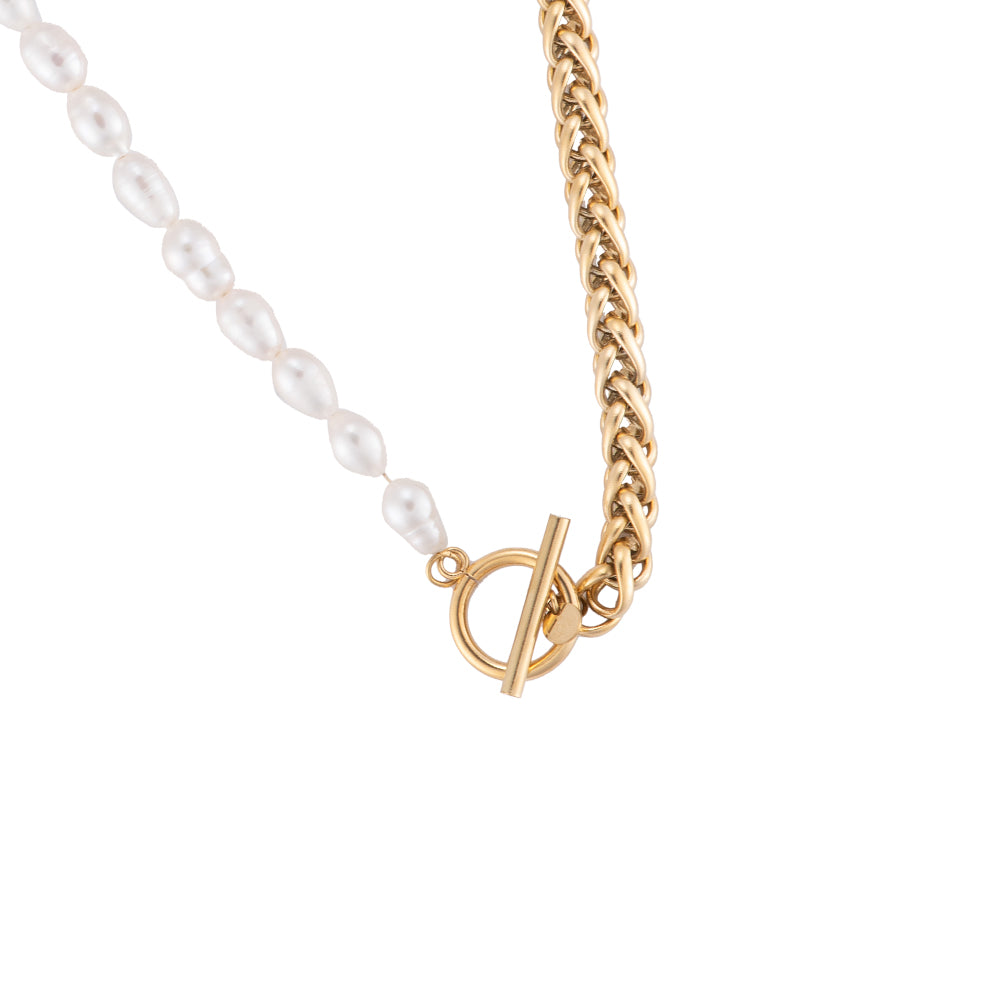 SARINA EDELSTAHL KETTE GOLD
