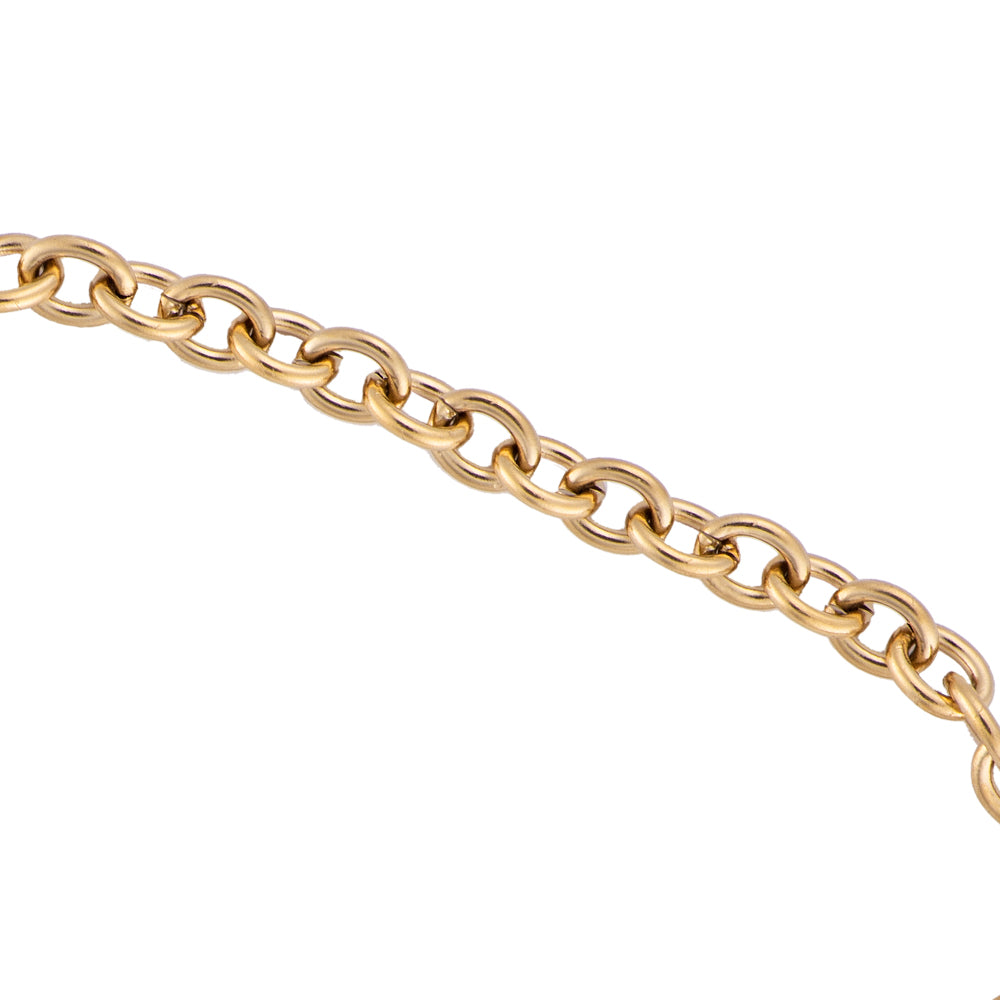 SARINA EDELSTAHL KETTE GOLD
