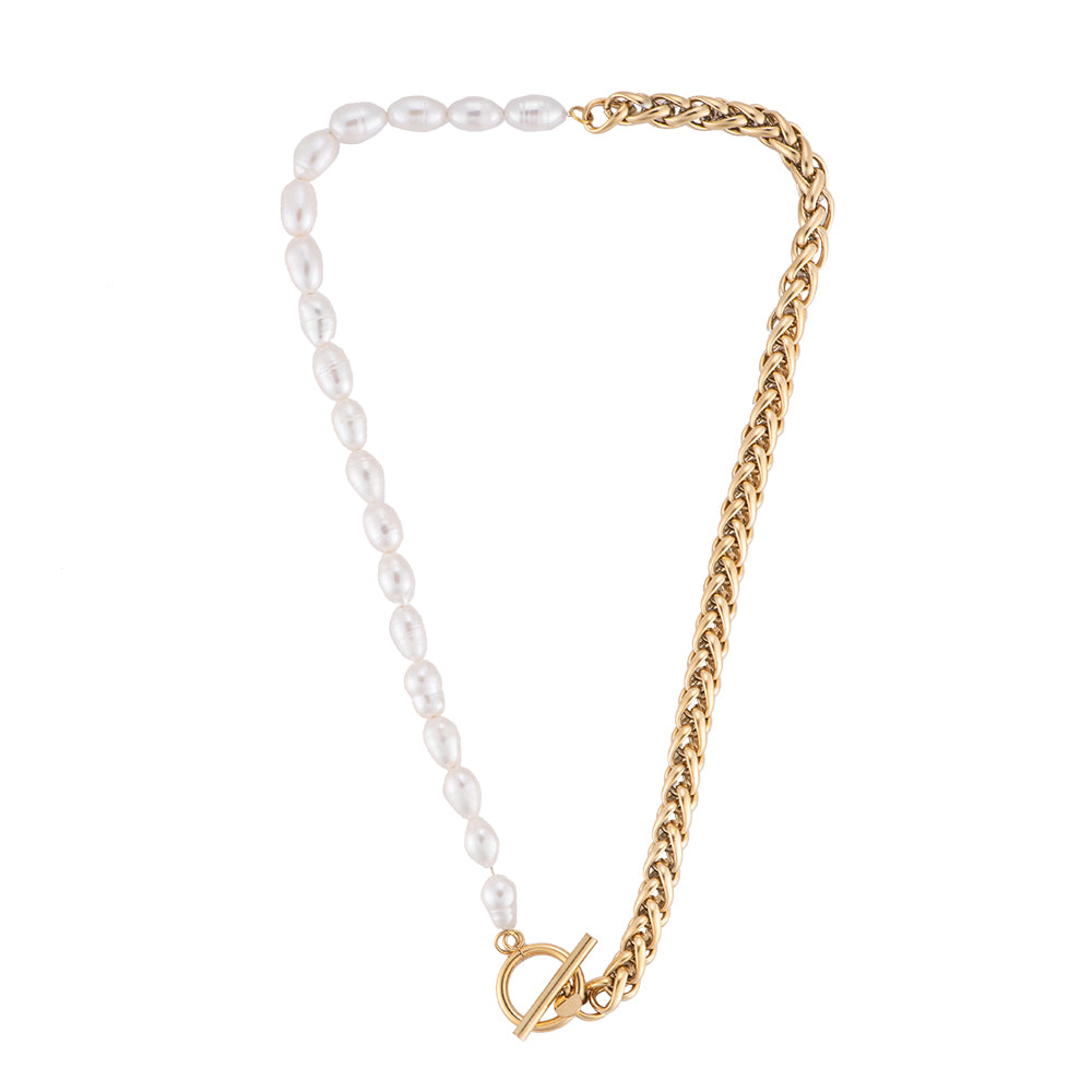 SARINA EDELSTAHL KETTE GOLD