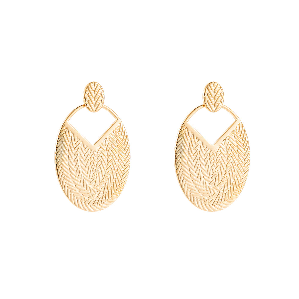 SANIA EDELSTAHL OHRRINGE GOLD