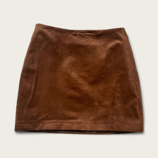 SUEDE SKIRT MINI