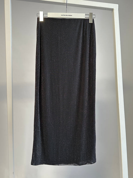 LUREX SKIRT BLACK