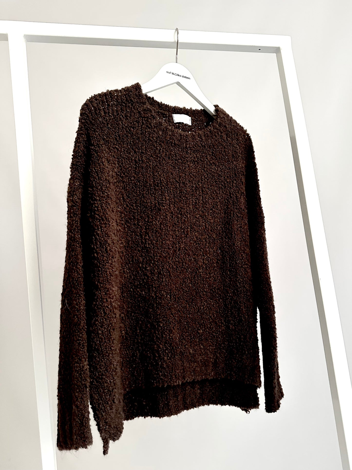 TEXTURE PULLOVER BROWN