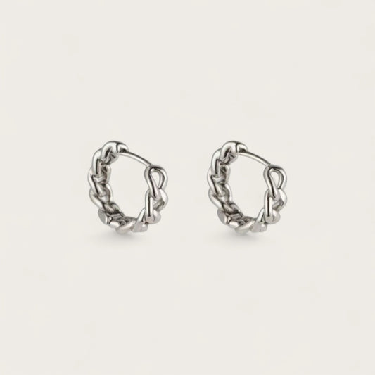 HUGGIES EARRING SILVER