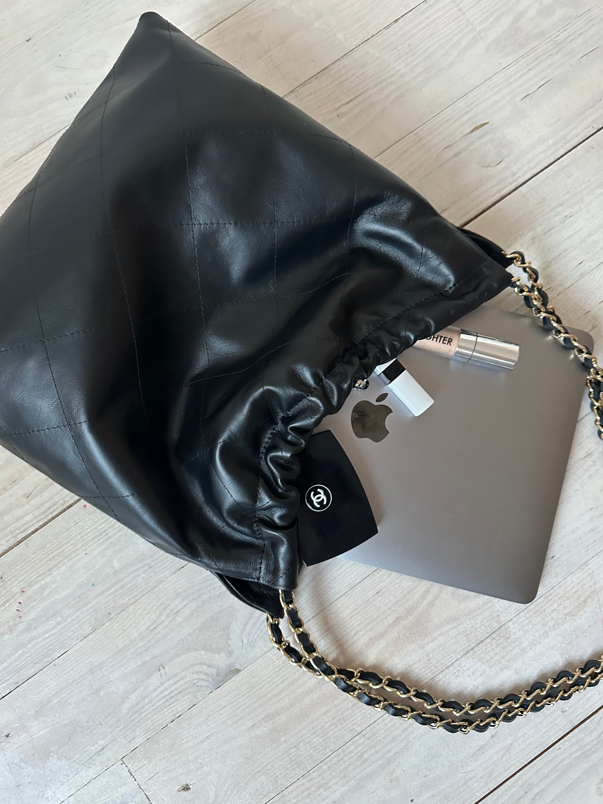 Leather shopper on sale