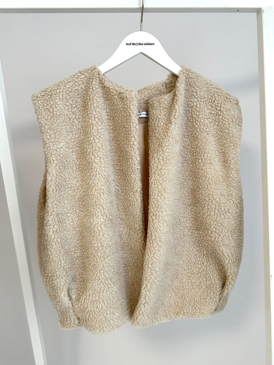 TEDDY VEST CREME