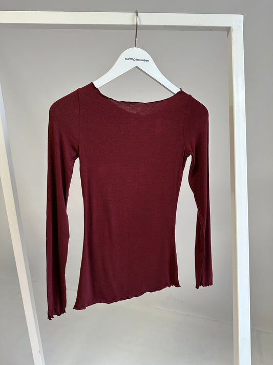 SOFT TOUCH LONG SLEEVE BORDEAUX