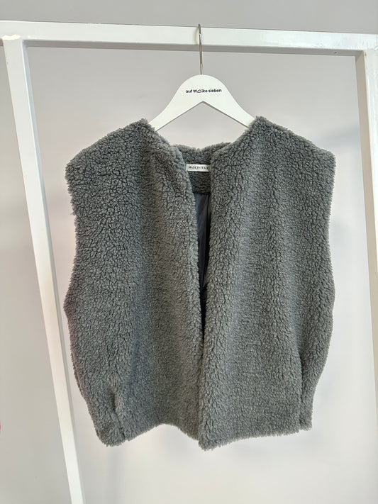 TEDDY VEST GREY