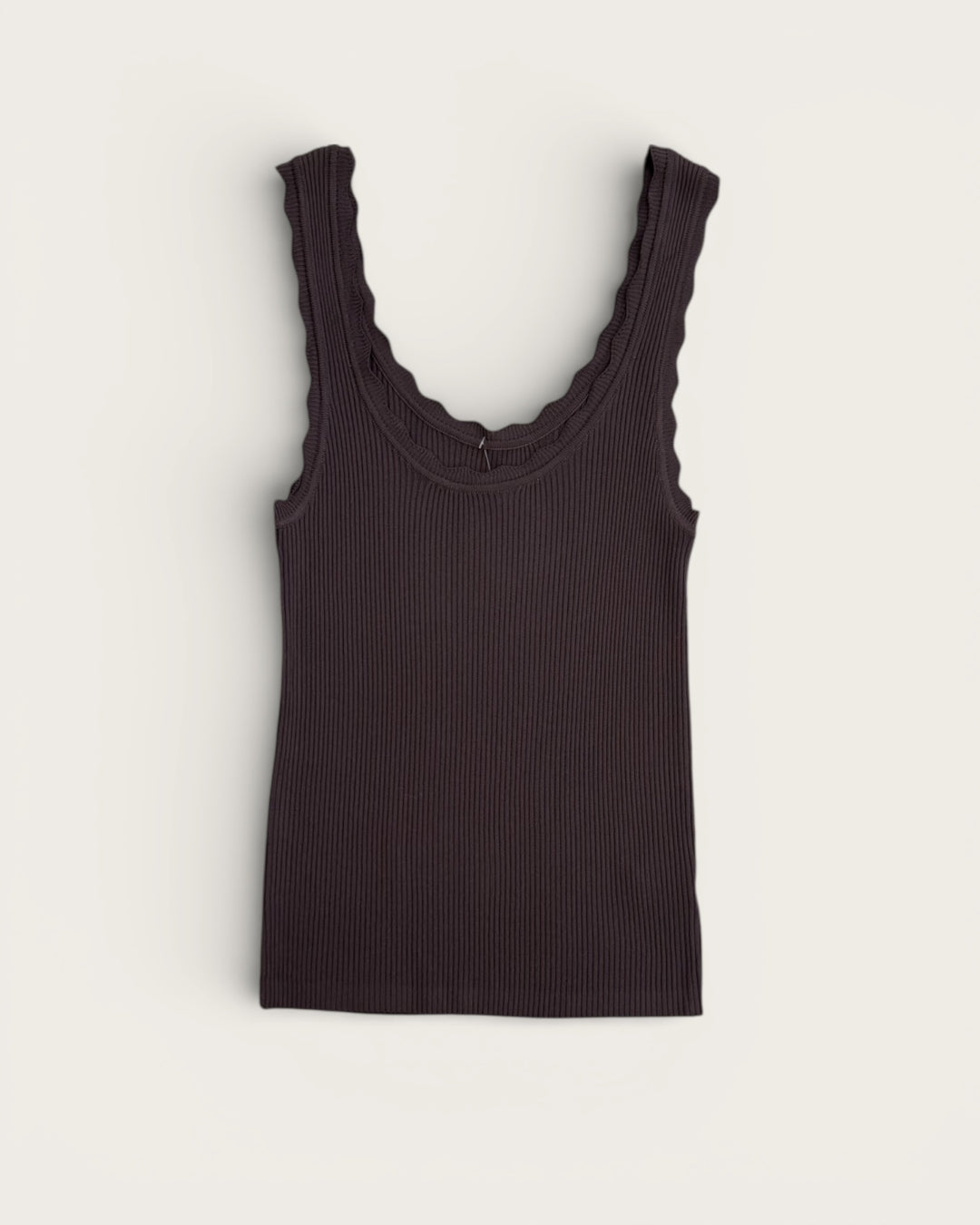 FEINRIPP TOP BROWN