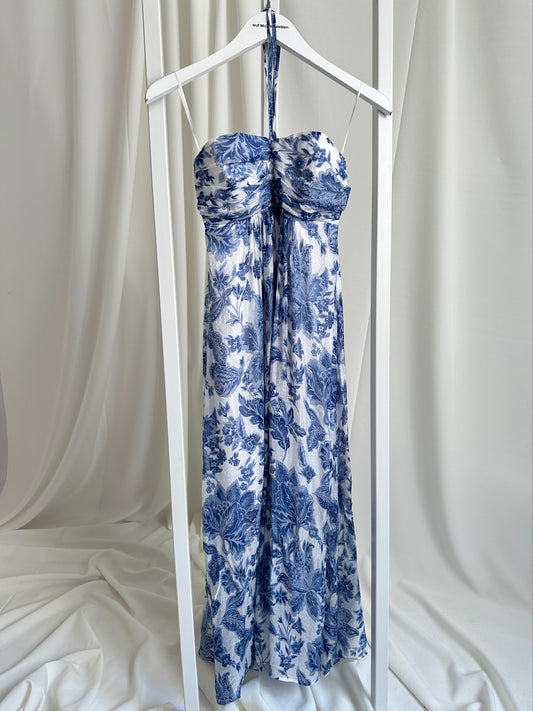 MAXIDRESS BLUE FLOWER