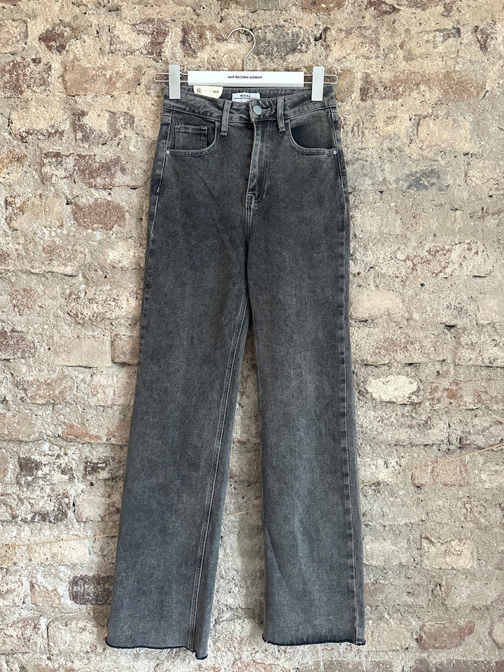 WIDE LEG JEANS GREY
