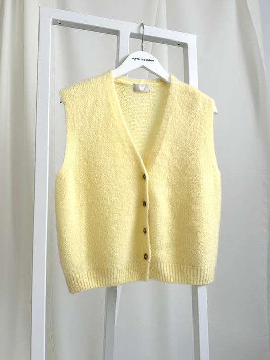 KNIT VEST YELLOW