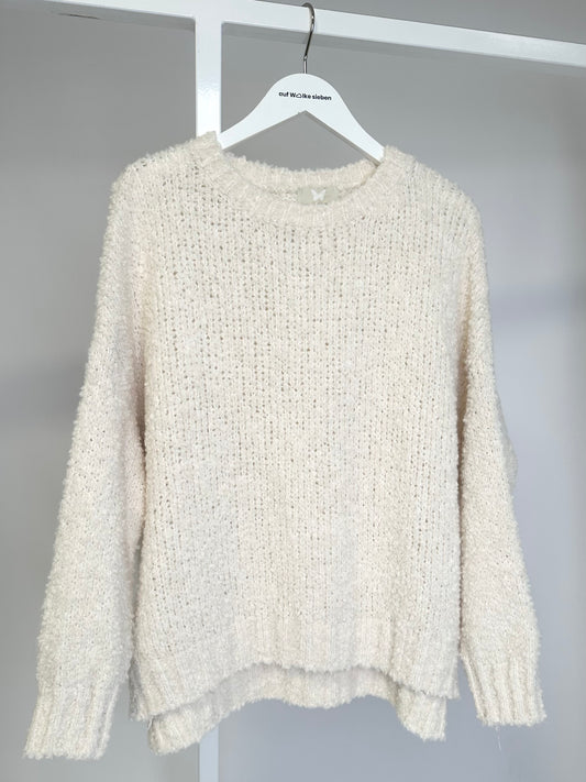 TEXTURE PULLOVER CREME