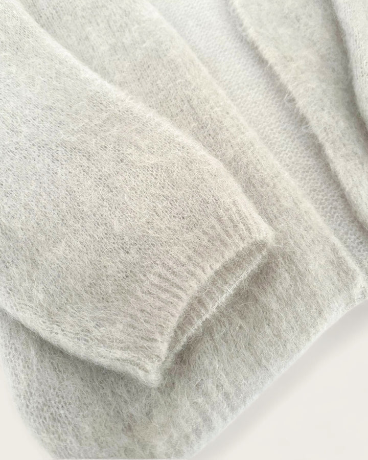 CARDIGAN MOHAIR IVORY
