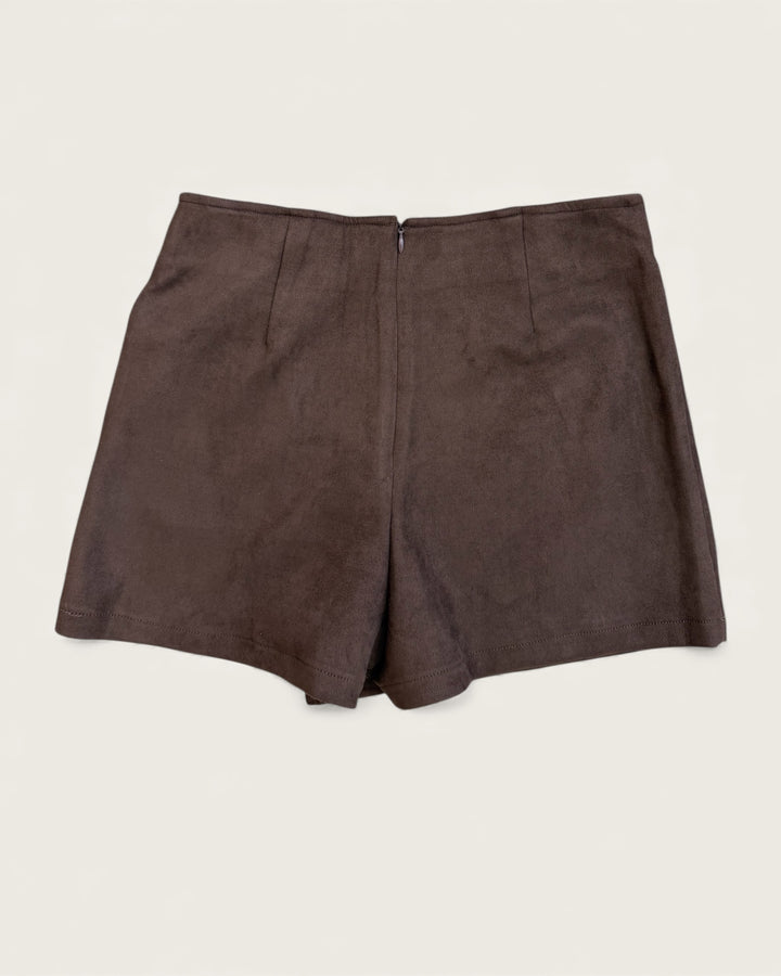 SUEDE SKORT