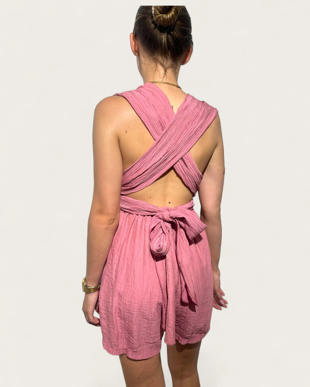 WICKEL PLAYSUIT BLUSH