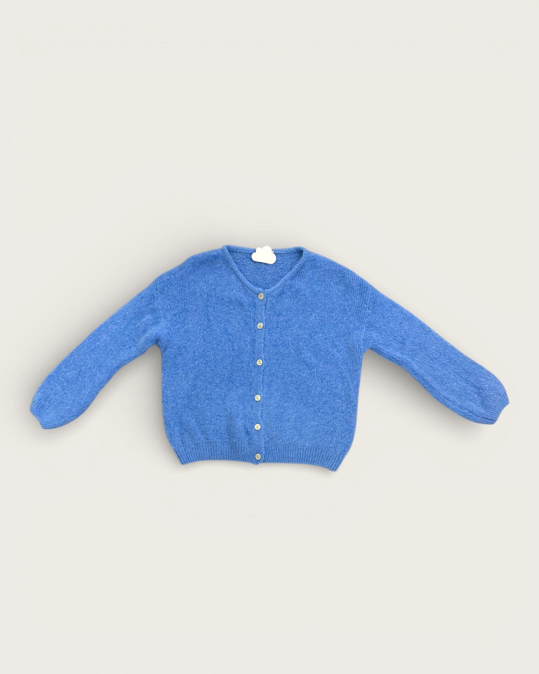 KNIT CARDIGAN BLUE