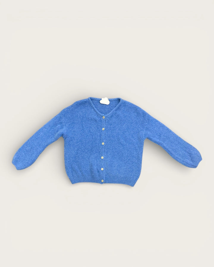 KNIT CARDIGAN BLUE