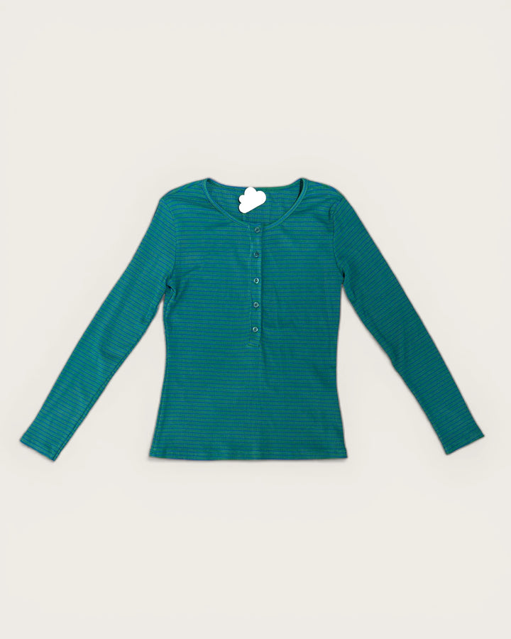 BUTTON LONGSHIRT GREEN