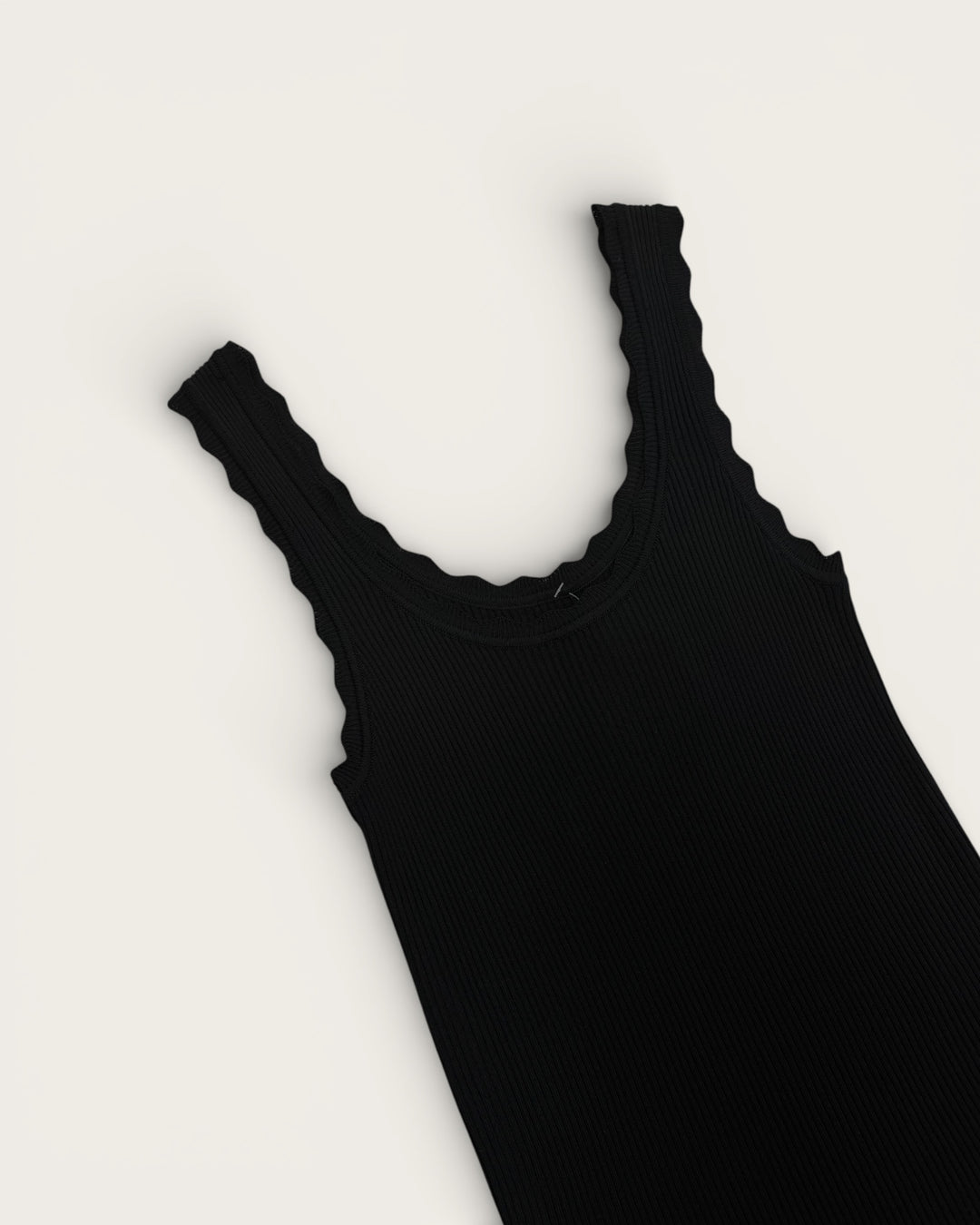 FEINRIPP TOP BLACK