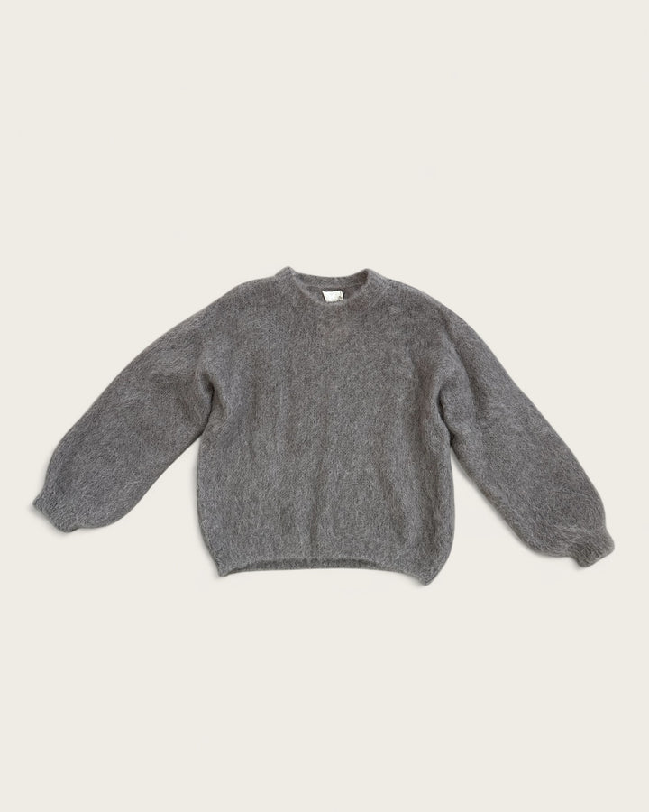 MOHAIR PULLOVER TAUPE