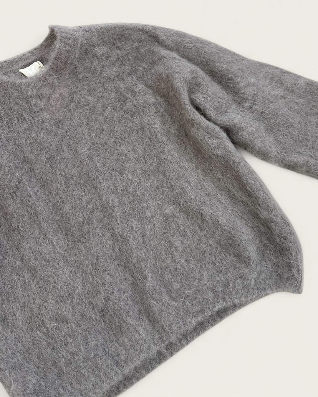 MOHAIR PULLOVER TAUPE