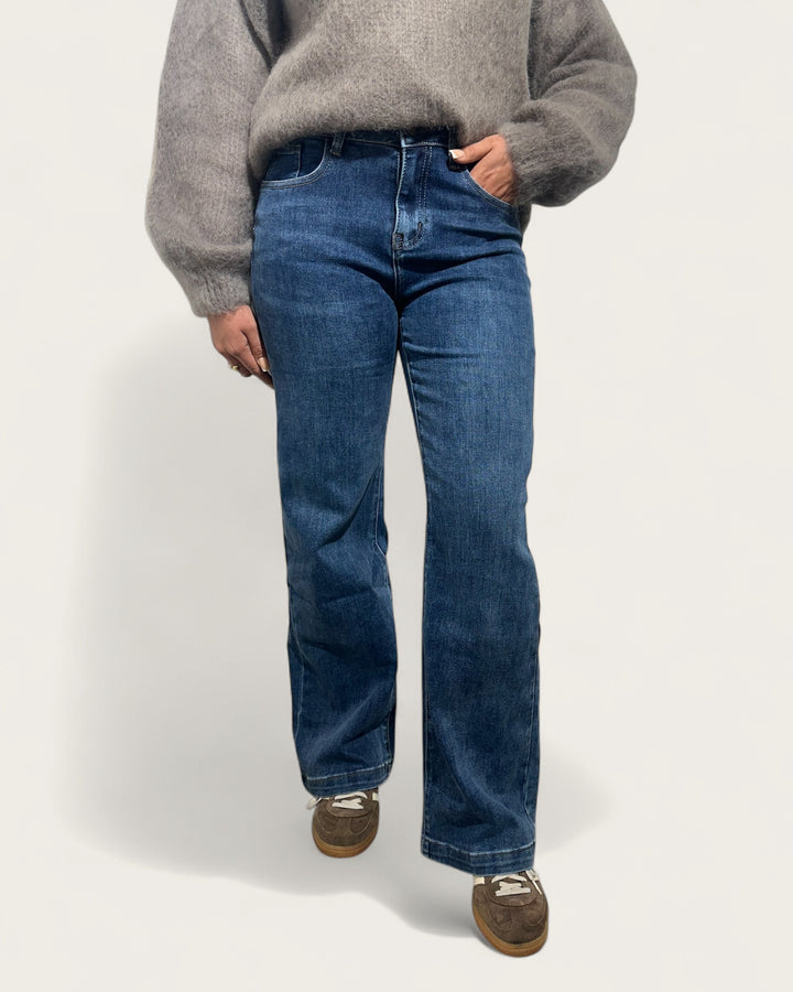 STRAIGHT JEANS DARK BLUE