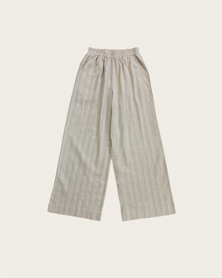 LINEN TROUSERS BEIGE