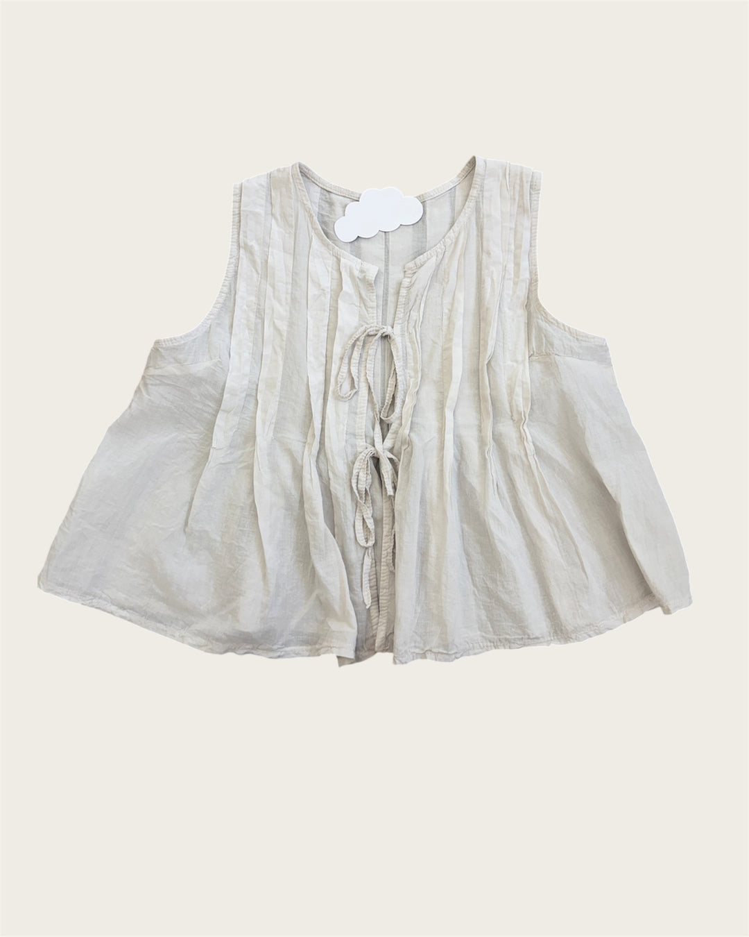 COTTON BOW BEIGE