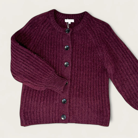 CARDIGAN BALLON RED