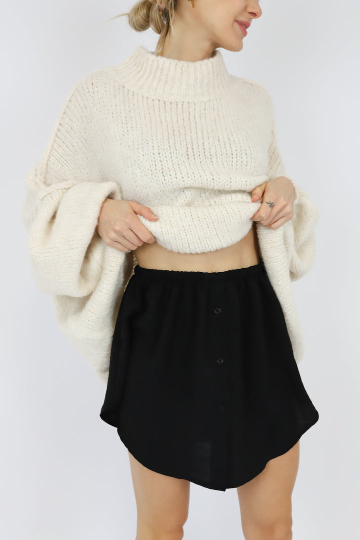 CHARLY LAYER SKIRT BLACK