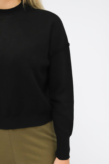 ALVA PULLOVER SCHWARZ