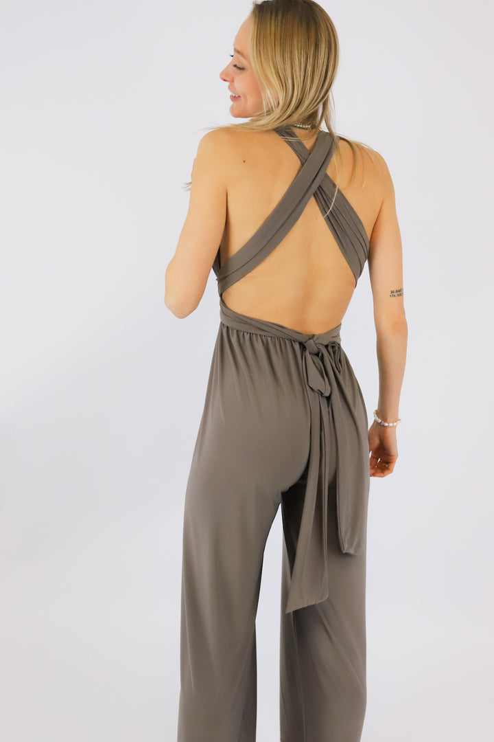 BRITANY JUMPSUIT TAUPE