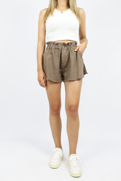PATRICIA JEANS SHORTS BROWN